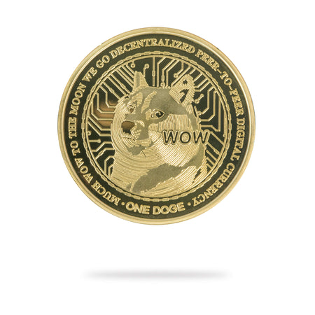 Cryptochips | Dogecoin Physical Crypto Coin. Collectable cryptocurrency merch you can hodl
