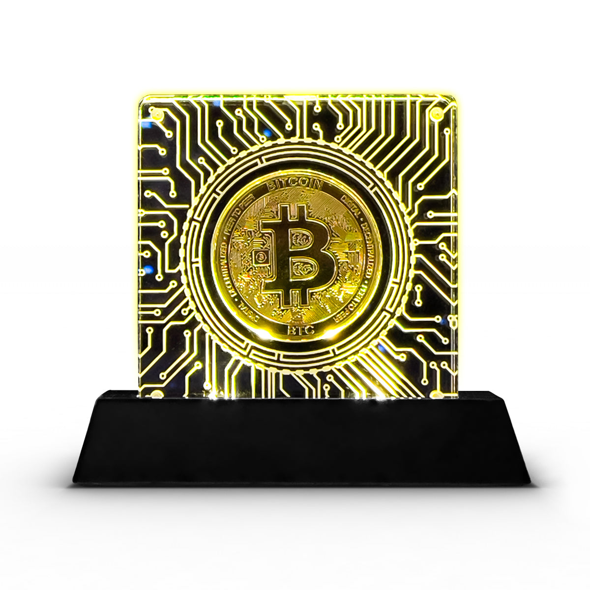 LED Acrylic Coin Display