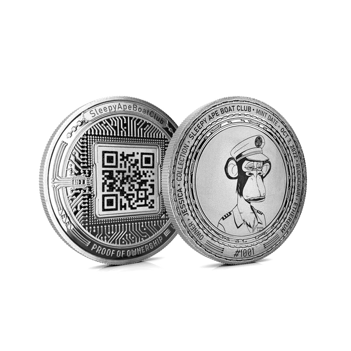 Cryptochips | NFT Coins Physical Crypto Coin. Collectable cryptocurrency merch you can hodl