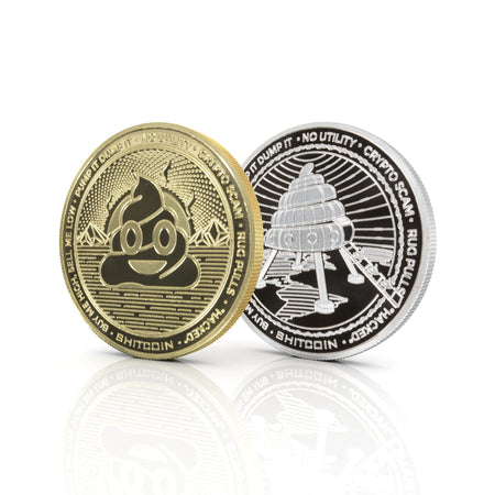 Cryptochips | Shitcoin Physical Crypto Coin. Collectable cryptocurrency merch you can hodl