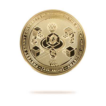 Cryptochips | Avalanche Physical Crypto Coin. Collectable cryptocurrency merch you can hodl