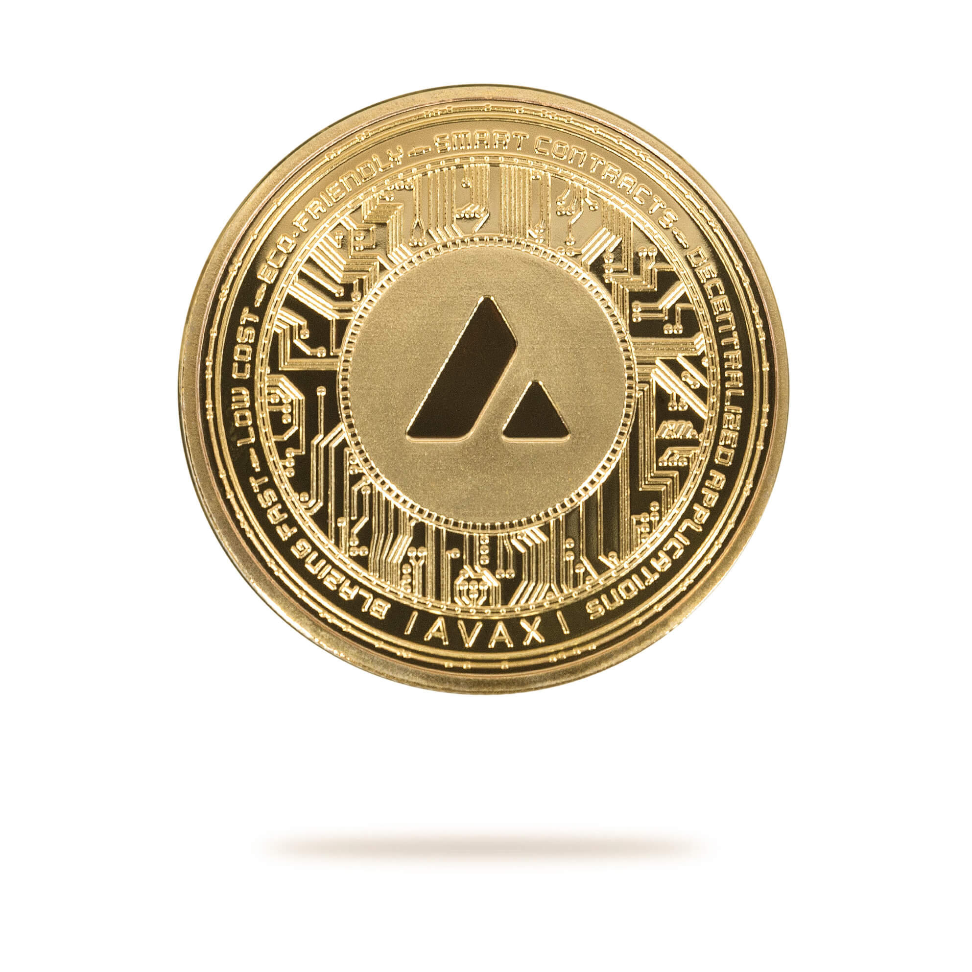 Cryptochips | Avalanche Physical Crypto Coin. Collectable cryptocurrency merch you can hodl