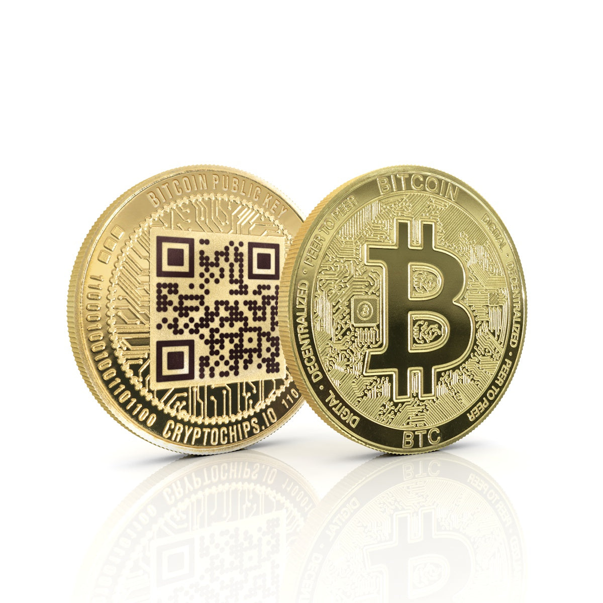 Cryptochips | QR Coins Physical Crypto Coin. Collectable cryptocurrency merch you can hodl