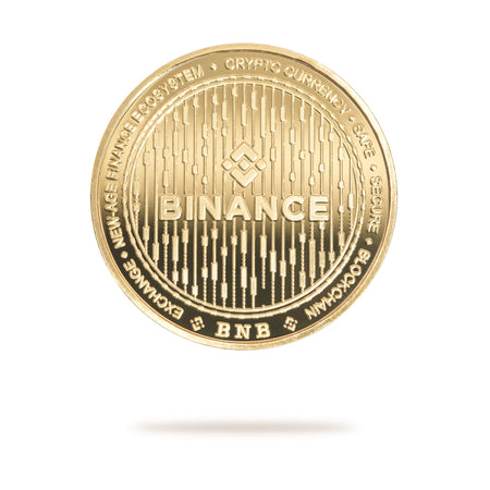 Cryptochips | Binance Coin Physical Crypto Coin. Collectable cryptocurrency merch you can hodl