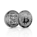 Cryptochips | Bitcoin QR Coin Physical Crypto Coin. Collectable cryptocurrency merch you can hodl