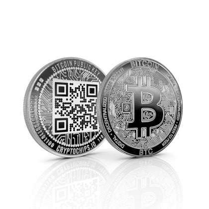 Cryptochips | QR Coins Physical Crypto Coin. Collectable cryptocurrency merch you can hodl