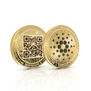 Cryptochips | Cryptochips | Cardano (ADA) QR Coin | Laser Engraved Public Key Physical Crypto Coin. Collectable cryptocurrency merch you can hodl