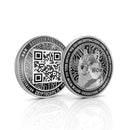 Cryptochips | Cryptochips | Dogecoin (DOGE) QR Coin | Laser Engraved Public Key Physical Crypto Coin. Collectable cryptocurrency merch you can hodl