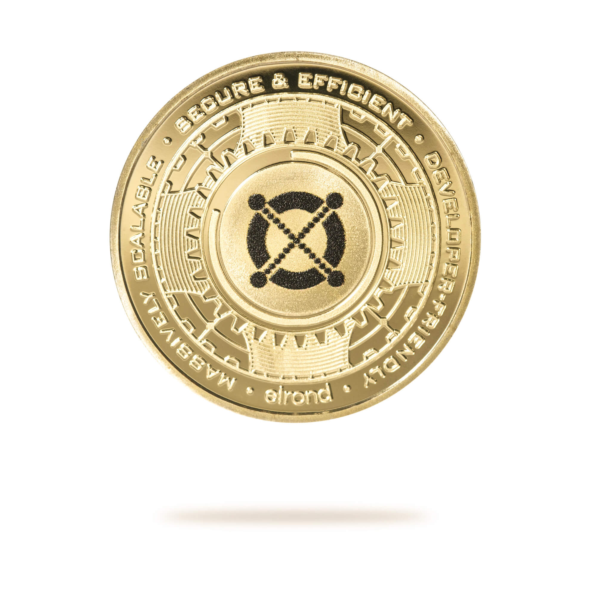 Cryptochips | Elrond Physical Crypto Coin. Collectable cryptocurrency merch you can hodl