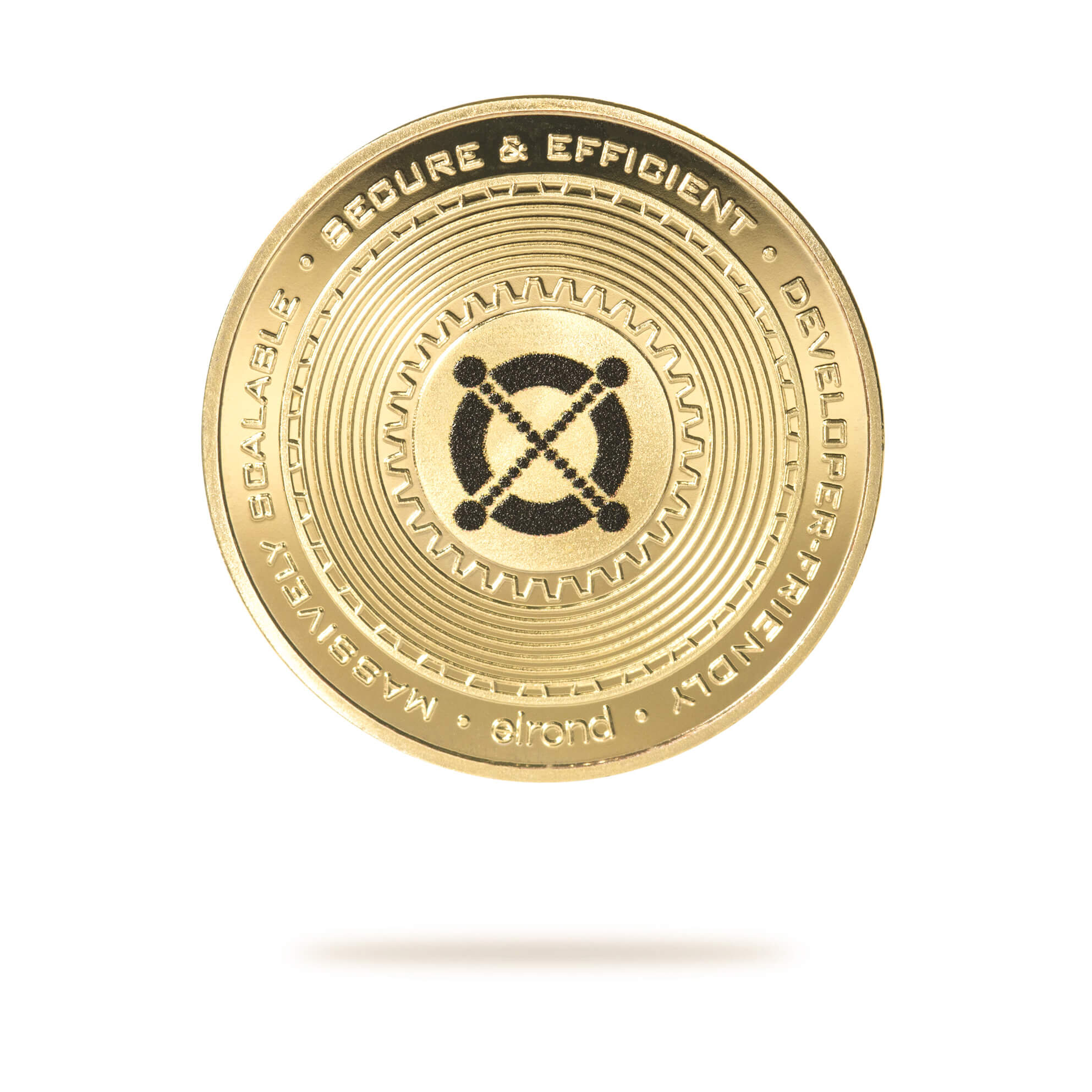 Cryptochips | Elrond Physical Crypto Coin. Collectable cryptocurrency merch you can hodl