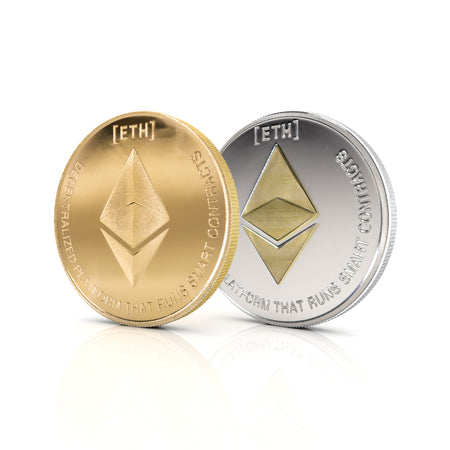 Cryptochips | Ethereum (2021 edition) Physical Crypto Coin. Collectable cryptocurrency merch you can hodl