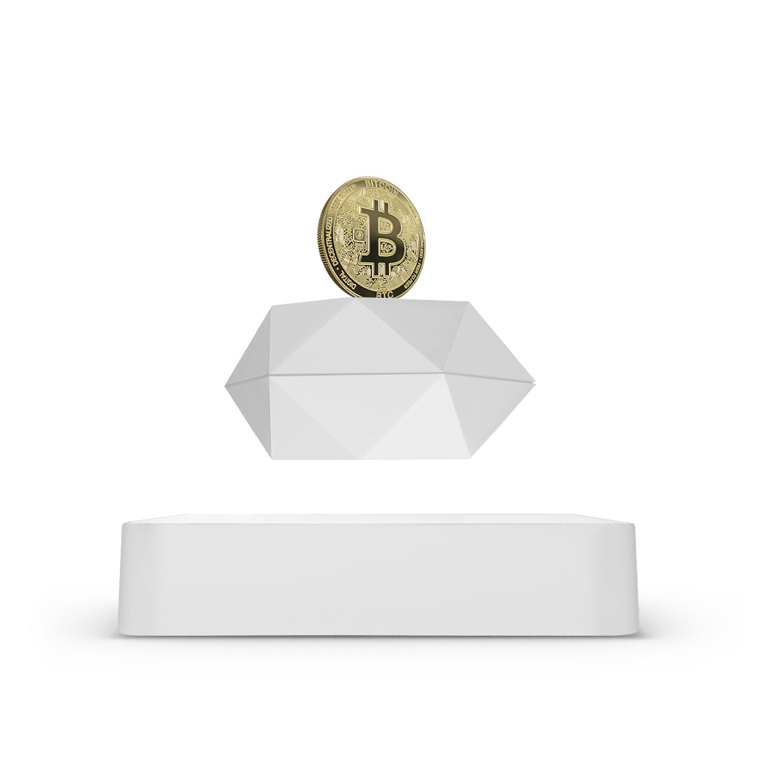 Cryptochips | Levitating Coin Display Physical Crypto Coin. Collectable cryptocurrency merch you can hodl