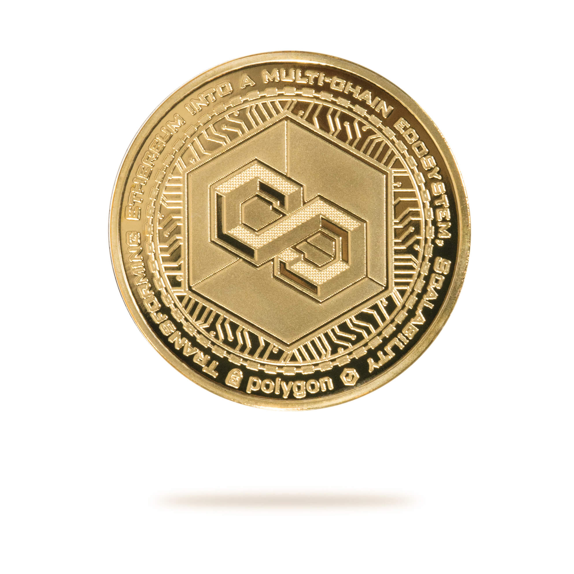 Cryptochips | Polygon Physical Crypto Coin. Collectable cryptocurrency merch you can hodl