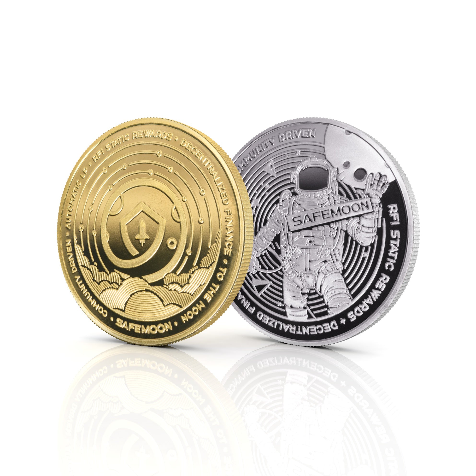 Cryptochips | SAFEMOON Physical Crypto Coin. Collectable cryptocurrency merch you can hodl