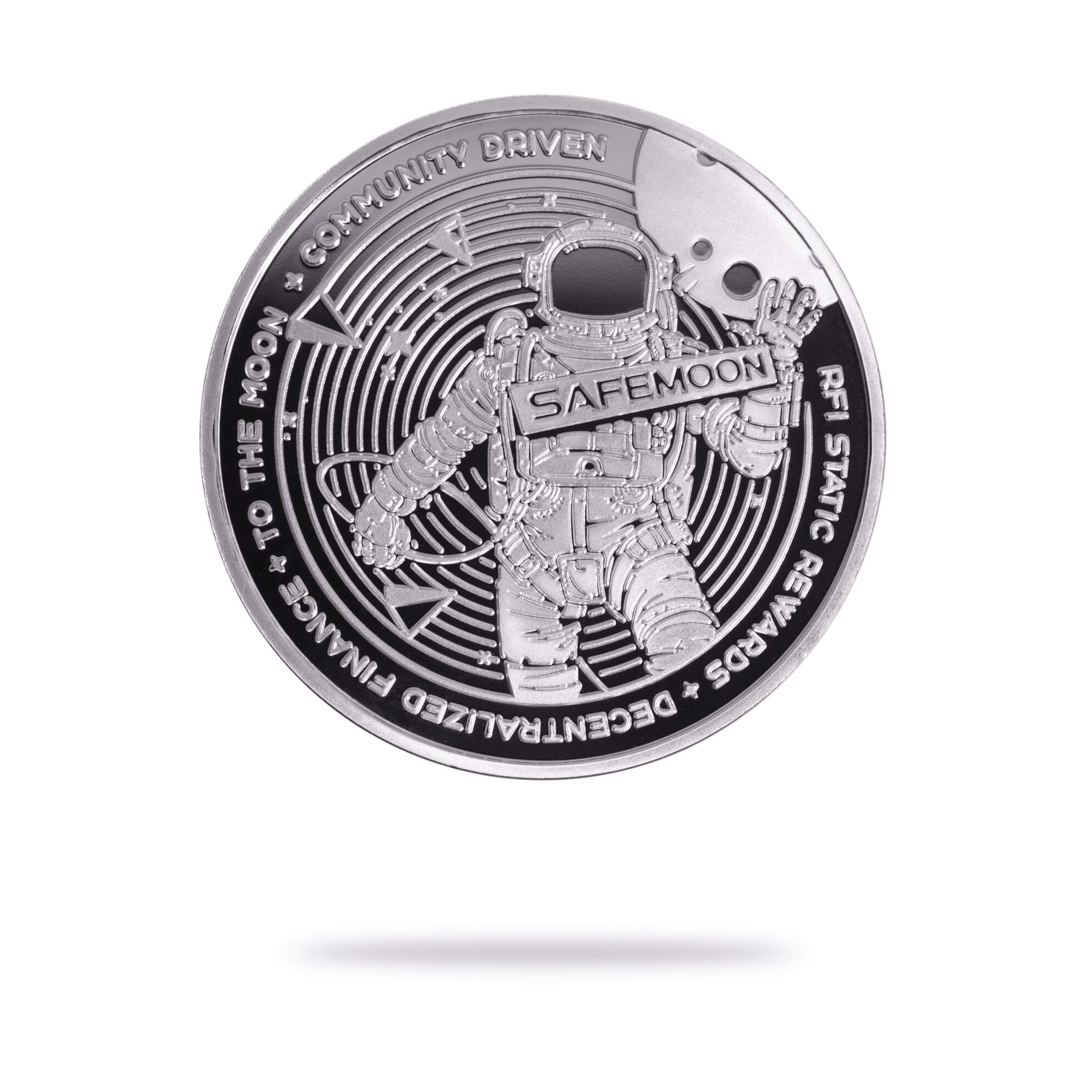 Cryptochips | SAFEMOON Physical Crypto Coin. Collectable cryptocurrency merch you can hodl