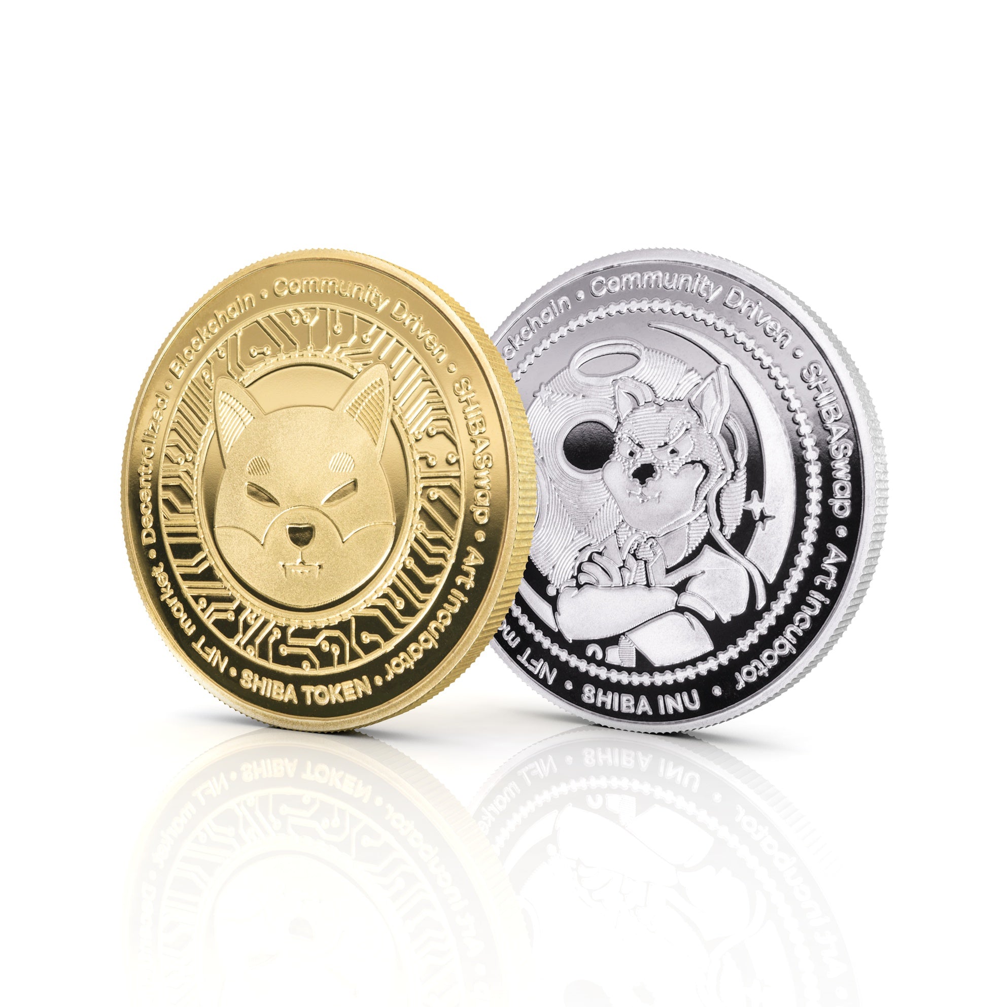 Cryptochips | SHIBA INU Physical Crypto Coin. Collectable cryptocurrency merch you can hodl
