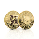 Cryptochips | Cryptochips | Shiba Inu (SHIB) QR Coin | Laser Engraved Public Key Physical Crypto Coin. Collectable cryptocurrency merch you can hodl