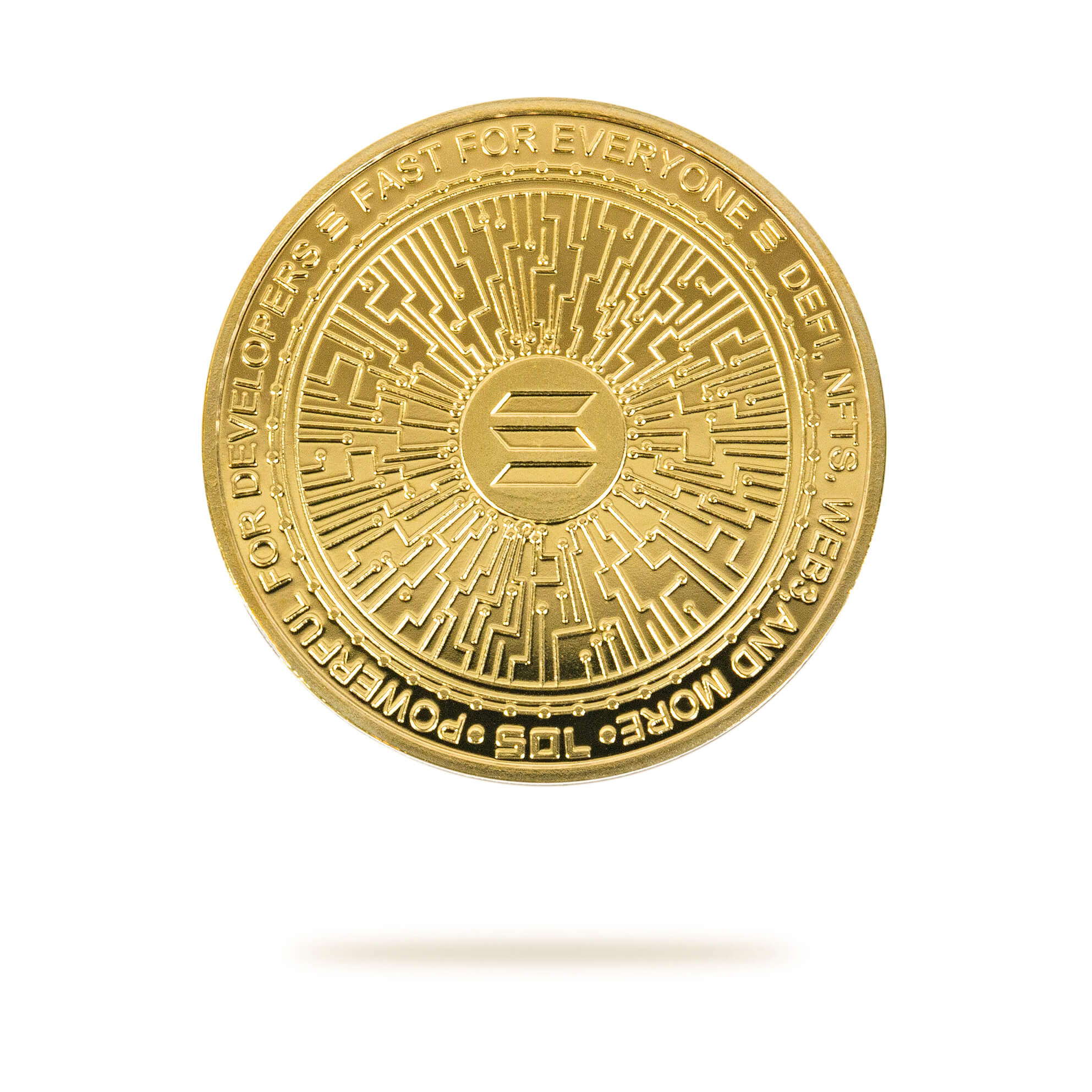 Cryptochips | Solana Physical Crypto Coin. Collectable cryptocurrency merch you can hodl