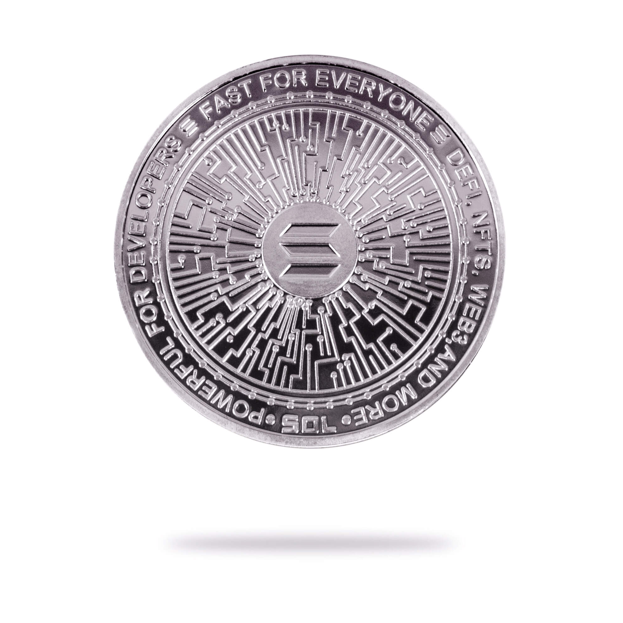 Cryptochips | Solana Physical Crypto Coin. Collectable cryptocurrency merch you can hodl