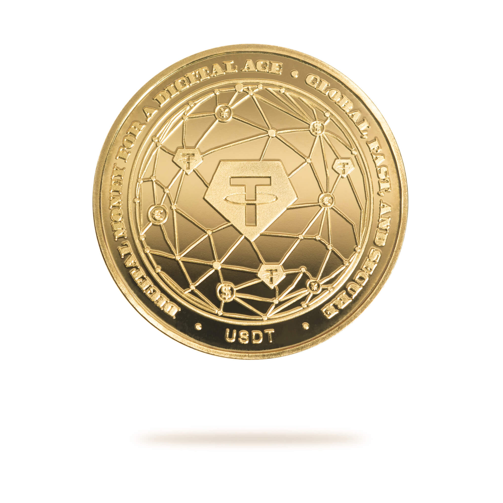 Cryptochips | Tether Physical Crypto Coin. Collectable cryptocurrency merch you can hodl